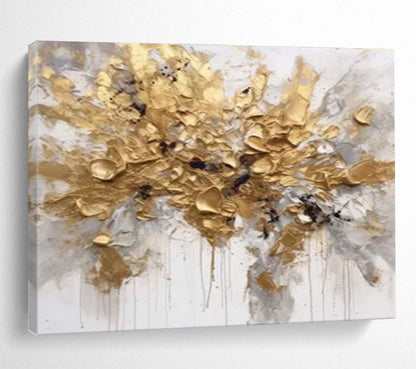 Giant Hand - Painted Abstract Textured Painting for Space Accentuation DKH678