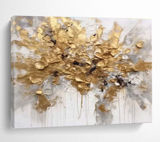 Giant Hand - Painted Abstract Textured Painting for Space Accentuation DKH678