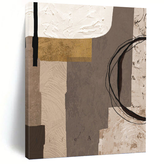 Mammoth - Dimensioned Hand - Painted Textured Custom Abstract Elegy, for Bedroom and Hotel DKH1516
