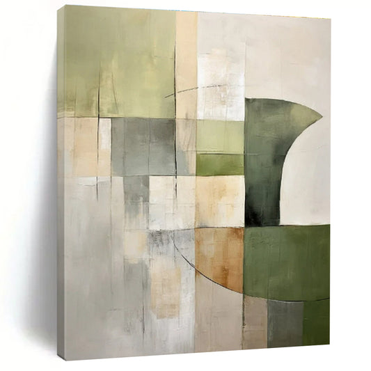 Hand-Painted Personalized Abstract Canvas for Dining Room & Hotel Cooking Demonstration Areas LargeART1458