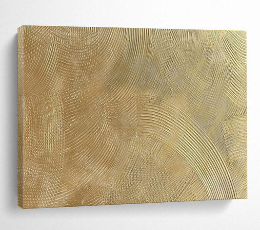 Vast - Scale Hand - Painted Textured Abstract Canvas for Living Room & Bedroom DKH580