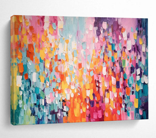 Colorful Dot Abstract: A Playful Celebration of Color DLZ158