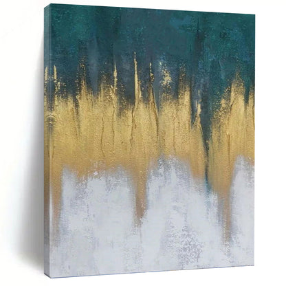Breathtakingly Grand Hand - Painted Textured Abstract for Bedroom & Living Room DKH1235