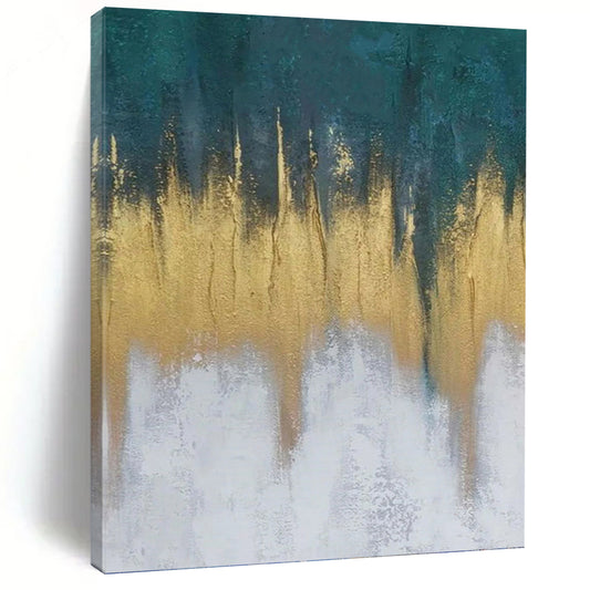 Breathtakingly Grand Hand - Painted Textured Abstract for Bedroom & Living Room DKH1235