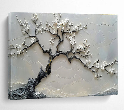 Giant Textured Hand - Painted Abstract Painting for Space Enhancement DKH695