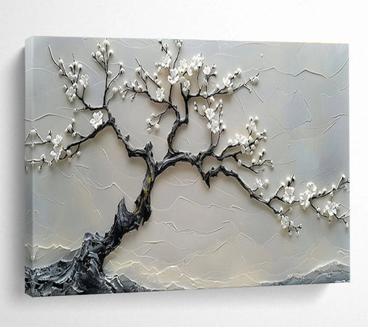 Giant Textured Hand - Painted Abstract Painting for Space Enhancement DKH695