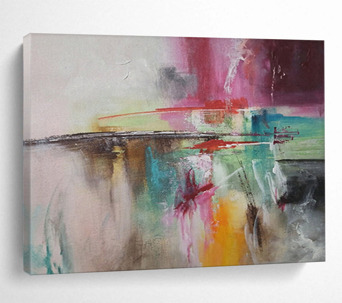 Grand - Sized Tailored Abstract Painting for Hotel Lobby DKH006