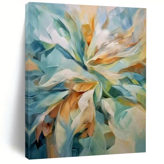 Expansive Hand-Painted Abstract Artworks for Office & Hallway LargeART2271