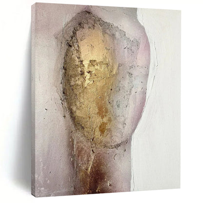Oversized-Scale Hand-Painted Abstract Canvas for Bedroom & Reading Nook LargeART2222