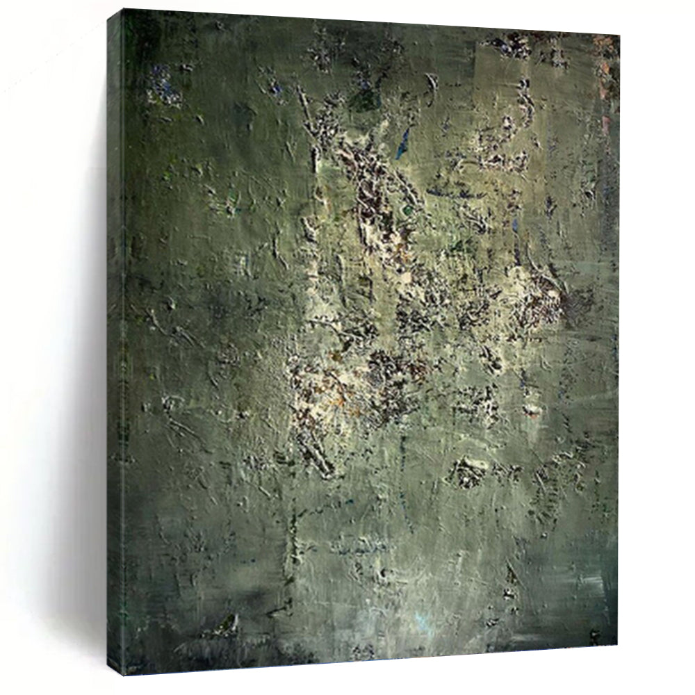 Massive Hand - Painted Textured Abstract Mural for Office & Hotel Suite DKH1195