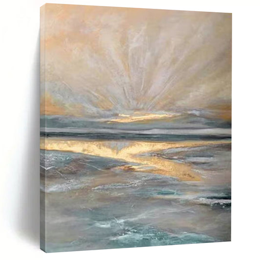 Handmade Large-Scale Abstract Art: Textures for Dining Room & Entryway DTP264