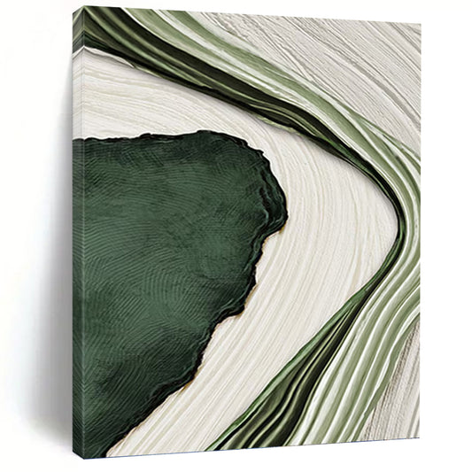 Monumental Hand - Painted Textured Custom Abstract Canvas, for Decorating Dining Room and Hotel DKH1473