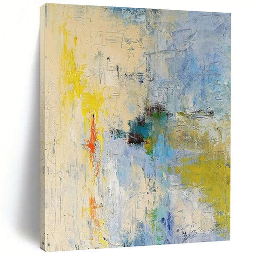 Massive-Scale Hand-Painted Abstract Canvases for Bedroom & Hallway LargeART2275