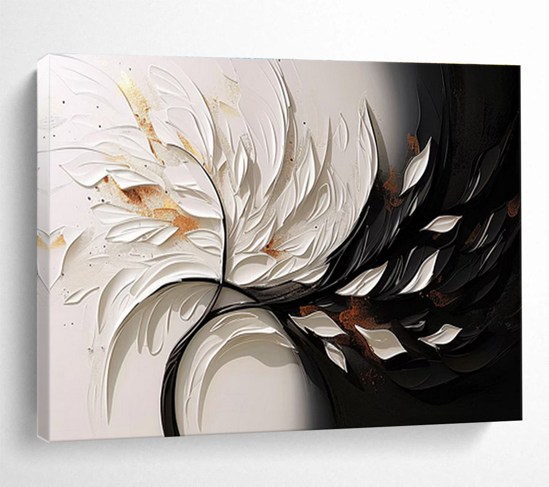 Oversized Textured Handmade Abstract Painting for Decorative Upgrades DKH746