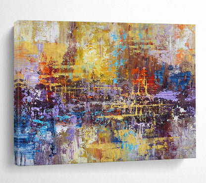 Immense Abstract Wall Art for Entryway & Bedroom DKH154