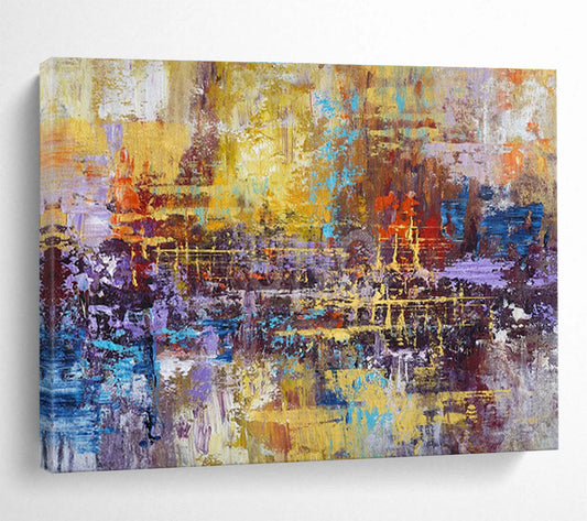 Immense Abstract Wall Art for Entryway & Bedroom DKH154