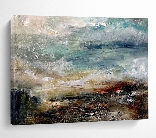 Dynamic Sea & Sky Abstract - Coastal Living Room Drama DLZ015