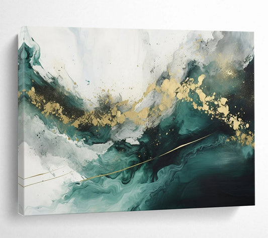 Energetic Giant Abstract Mural for Living Room & Office LargeART1616