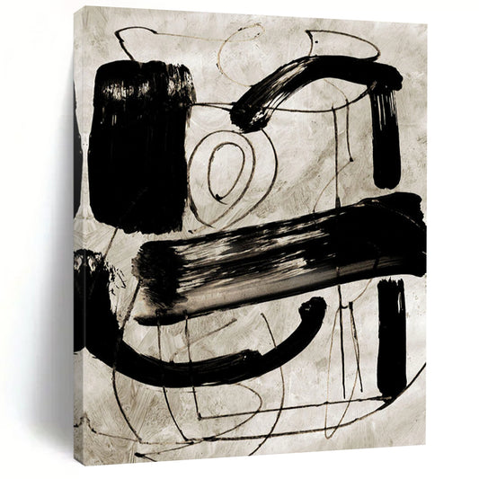 Large Custom Hand-Painted Abstract Artworks: Textures that Inspire DTP169