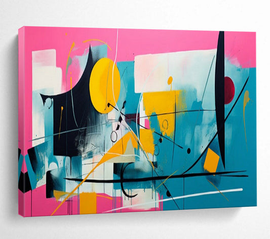 Graceful Abstract Canvas for Bedroom & Living Room LargeART1718