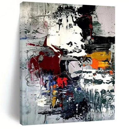 Hand-Painted Large Custom Abstract Art for Bedroom & Living Room DTP391