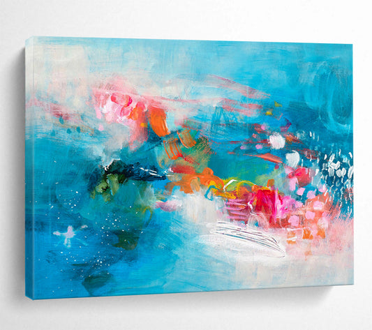 Custom - Designed Abstract Wall Art for Educational Institution DKH032