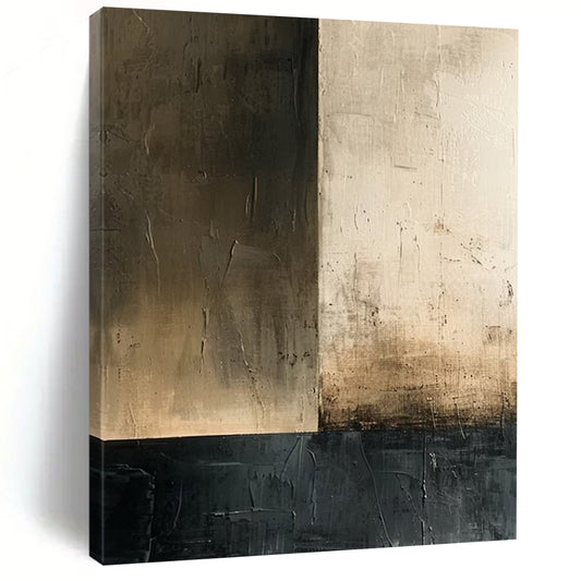 Mega - Sized Hand - Painted Textured Custom Abstract Gem for Dining Room and Hallway DTP016