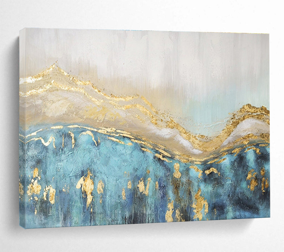 Immense Hand - Painted Textured Abstract Wall Mural for Artistic Focal Points DKH733