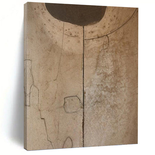 Large - Sized Vertical Custom Abstract Hand - Painted Masterpiece for Office and Dining Room DKH1660