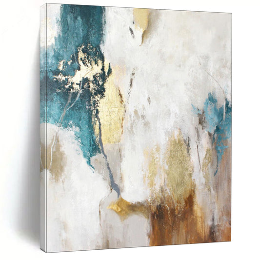 Oversized Custom Hand-Painted Abstract Canvas for Bedroom & Hallway LargeART1924