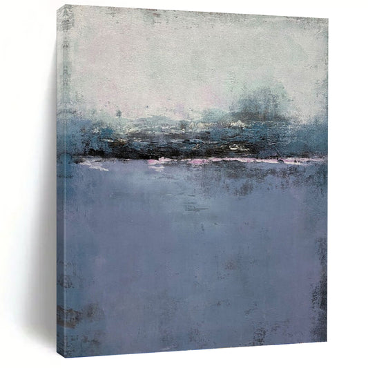 Striking Hand - Painted Textured Abstract Mural for Waiting Room & Lounge Area DKH1224