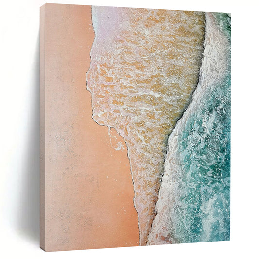 Titanic - Proportioned Hand - Painted Custom Abstract Artwork for Living Room and Bar DTP044