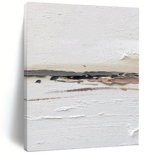 Large Vertical Custom Abstract Hand - Painted Canvas for Office and Bar DKH1664