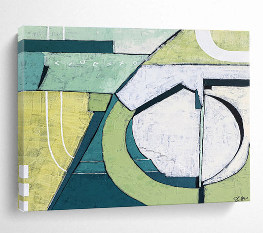 Colossal Hand - Painted Abstract Art for Bedroom & Office DKH543
