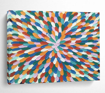 Hand-Painted Custom-Designed Abstract Art for Dining Room & Office DKH121