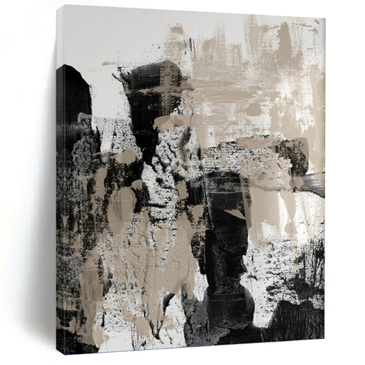 Softly Textured Abstract Wall Art for Dining Room & Entryway DKH0966