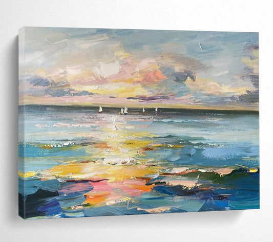 Ethereal Large Abstract Canvas for Living Room & Bedroom LargeART1738