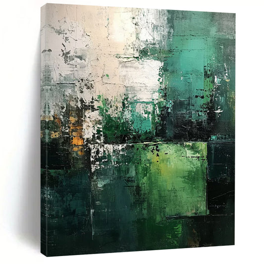 Giant - Scale Hand - Painted Textured Custom Abstract Canvas for Living Room and Bar DTP031