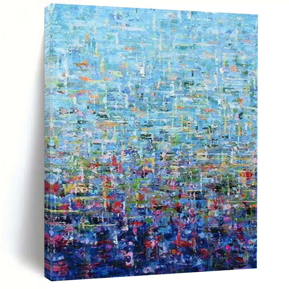 Monumental Hand-Painted Abstract Wall Art for Entryway & Dining Room LargeART2349