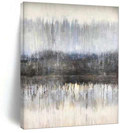 Large-Scale Textured Abstract Wall Art for Dining Room & Entryway LargeART2102