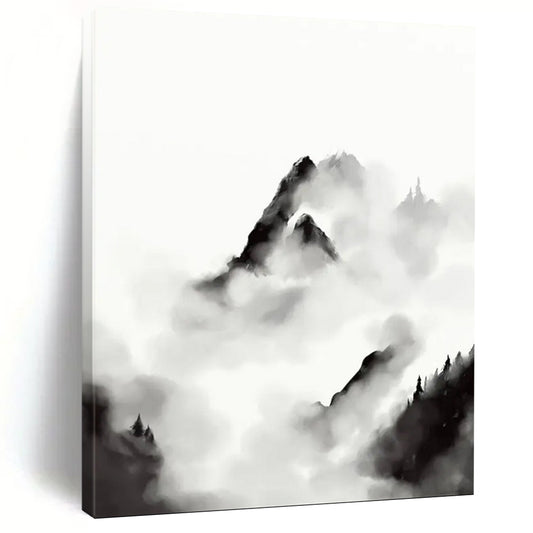 Big-Size Custom Abstract Art: Hand-Painted Textures for a Unique Space DTP207