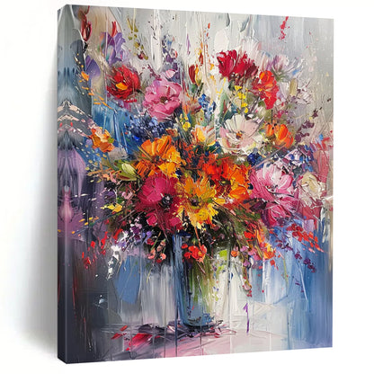 Custom Handmade Abstract Art: Big Sizes, Textured Wonders for Dining Room & Entryway DTP260