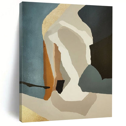 Swirling Textures: Large - Format Custom Abstract Gem for Bedroom and Bar DTP145