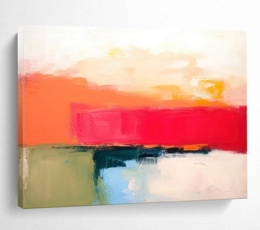 Bold Color Block Sunset - Energetic Kitchen Vitality DLZ056
