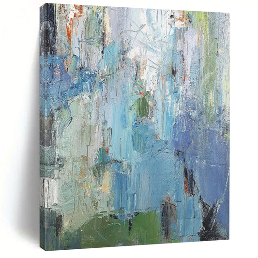 Monumental-Sized Hand-Painted Abstract Art for Living Room & Dining Room LargeART2273