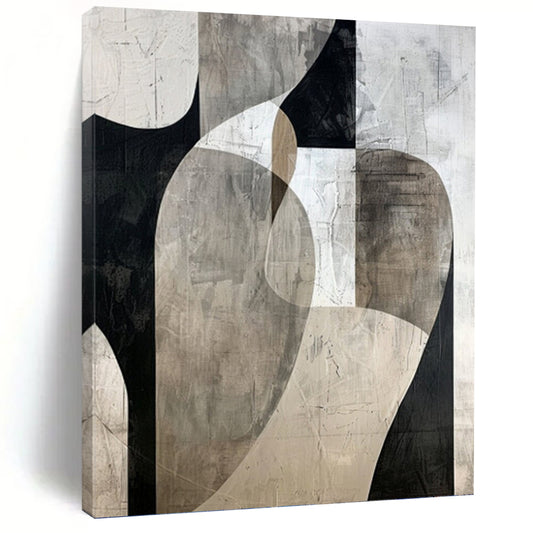 Cheerful Hand - Painted Textured Abstract for Bedroom & Bar DKH1312