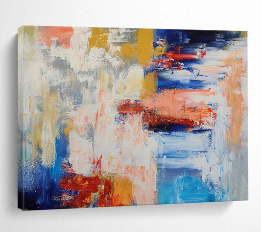 Mysterious & Mesmerizing Hand - Painted Textured Abstract Mural for Entryway & Dining Room DKH646