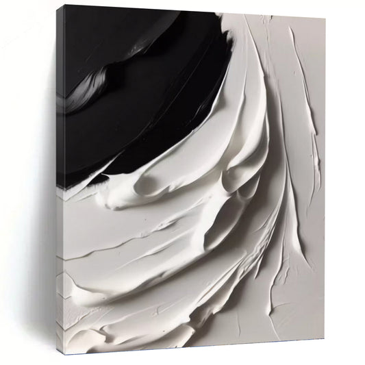 Custom Vertical Hand - Painted Large Abstract Canvas for Office and Entryway DKH1670