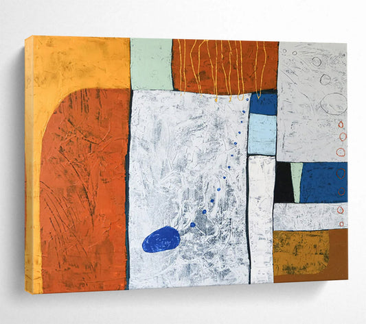 Dramatic Theatrical Oversized Abstract Canvas for Living Room & Dining Room LargeART1807