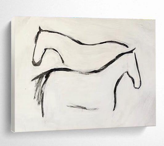 Immense Textured Hand - Painted Abstract Painting for Stylish Spaces DKH751